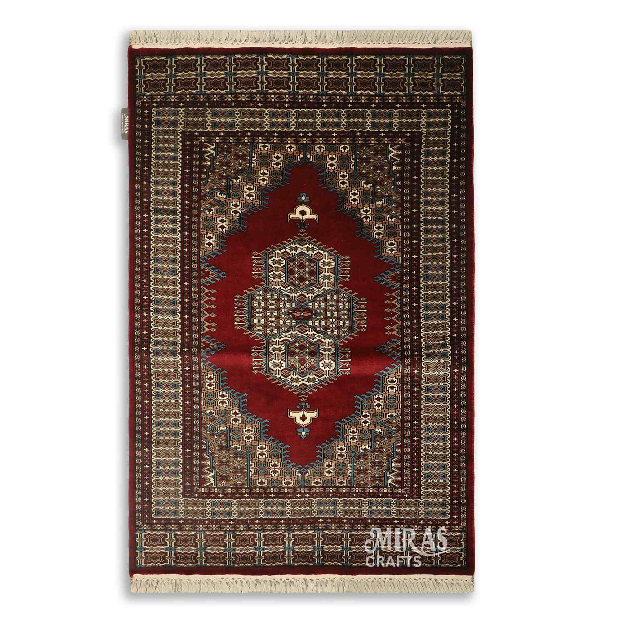 Star Of India Hand knotted Woolen Rug By firdous & jeelani – Miras Crafts